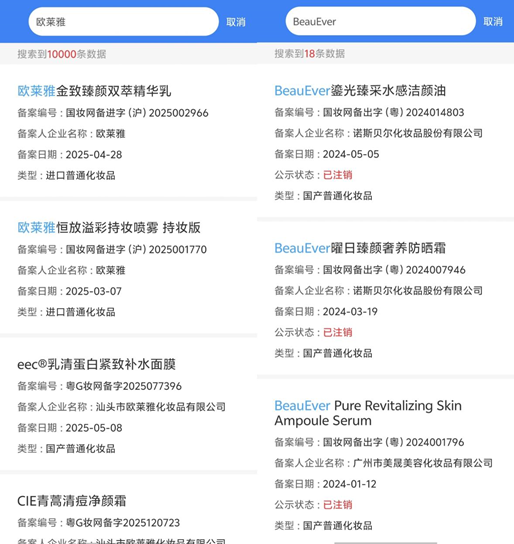 图片来自化妆品监督App