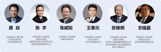 中欧创新创业研究中心发起教授团队