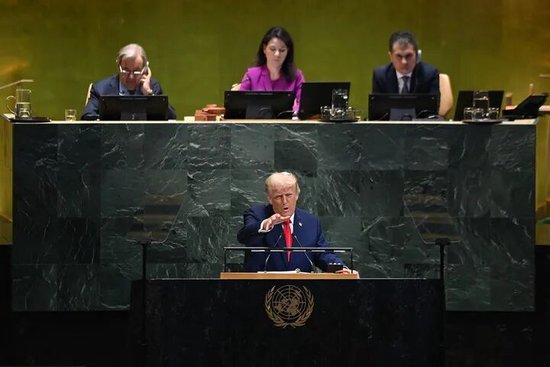 9月23日，在位于纽约的联合国总部，美国总统